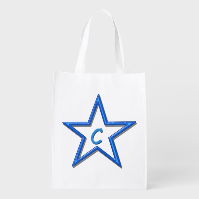 Polyester Bag - Super Star Blue (Back)