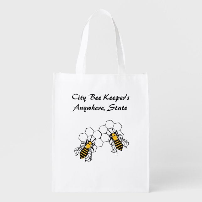 Polyester Bag - Urban Bee Keeper Group (Front)