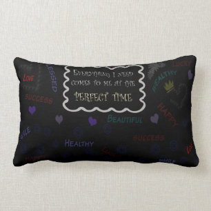 Polyester Lumbar Pillow-affirmation 13" x 21" Pillow