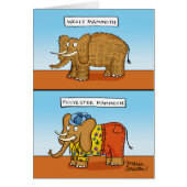 Polyester Mammoth Cards (Front)