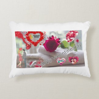 Polyester pillow for Valentine's Day