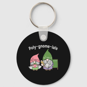 Polygnomeials Math Teacher Keychain