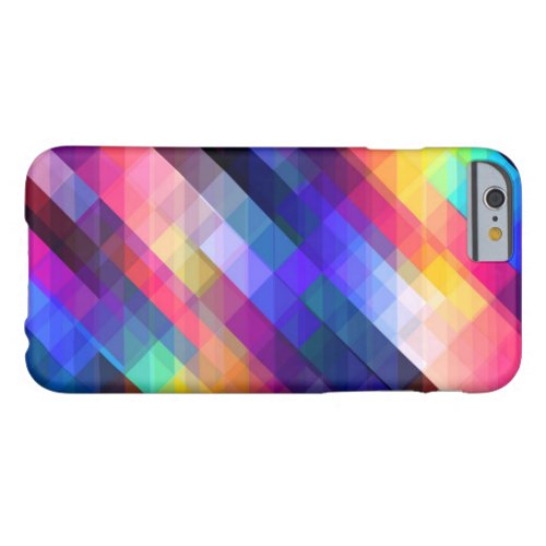 Polygon abstract colorful pattern barely there iPhone 6 case
