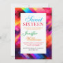 Polygon abstract colorful pattern                  invitation
