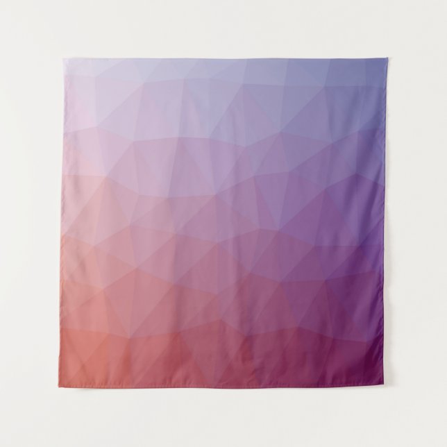  polygon abstract. Modern abstract illustration wi Tapestry (Front)