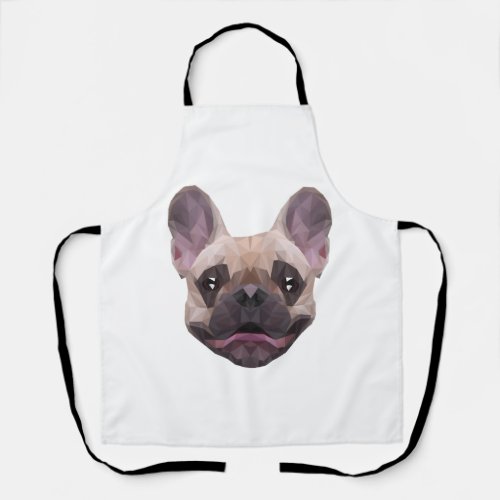 Polygon Bulldog Frances Dogfather Dog Mom French Apron