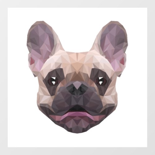 Polygon Bulldog Frances Dogfather Dog Mom French Floor Decals