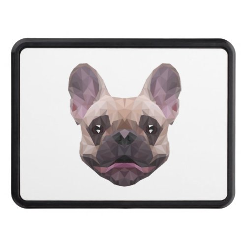 Polygon Bulldog Frances Dogfather Dog Mom French Hitch Cover