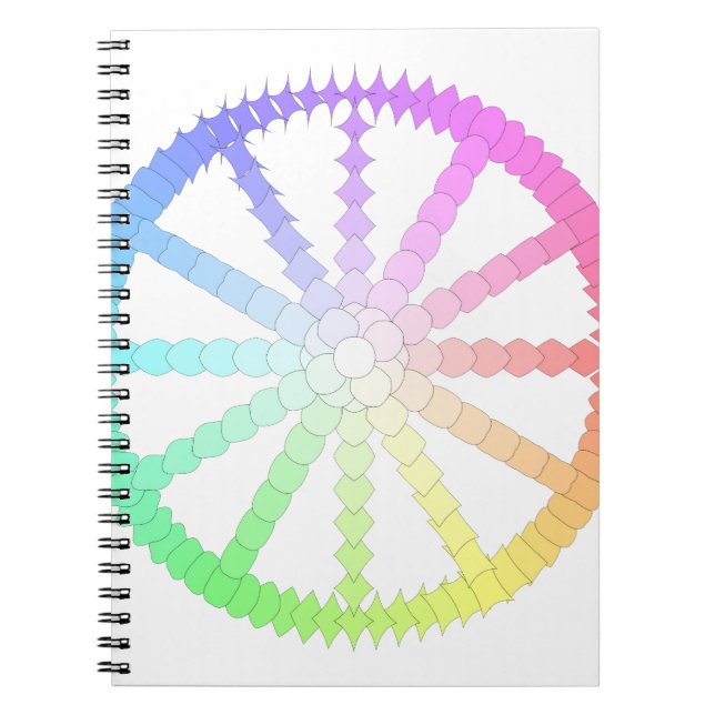 polygon evolution wheel geometry notebook (Front)