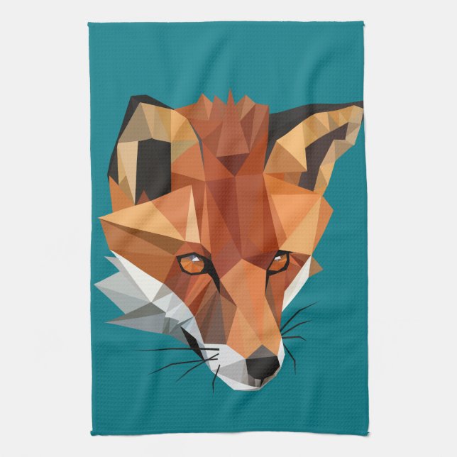 Polygon Fox Custom Towel (Vertical)