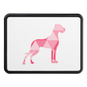 Polygon Great Dane Pink Trailer Hitch Cover