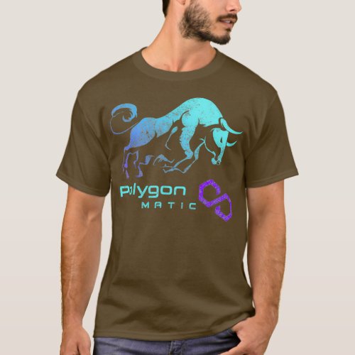 POLYGON MATIC Crypto BULLRUN HODL Token to Rich T_Shirt