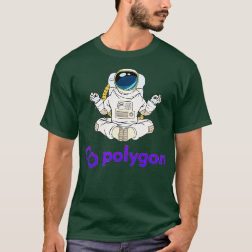 Polygon Matic crypto Coin Cryptocurrency T_Shirt