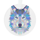 Polygon wolf - geometric wolf - abstract wolf
