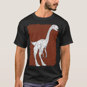 Polygonal Allosaurus lover Dinosaur art T-Shirt
