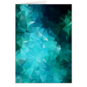 Polygonal Aquamarine Abstract (Front)