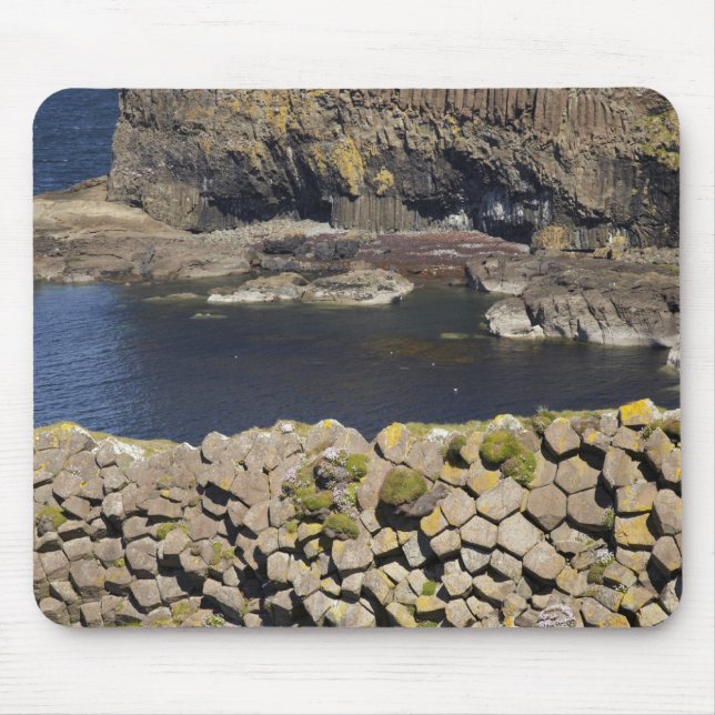 Polygonal basalt, Staffa, off Isle of Mull, Mouse Pad (Front)