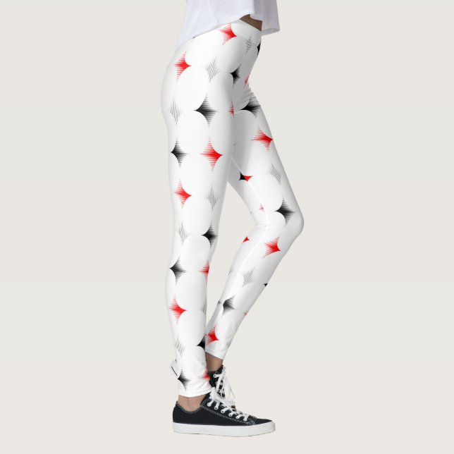 Polygonal Colorful  Leggings (Right)