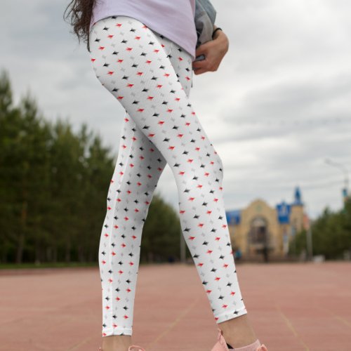 Polygonal Colorful Pattern Leggings