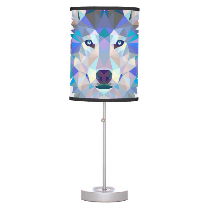 Wolf Wolves Pack Packed Grey Gray Fabric Lampshade Lamp Shade 