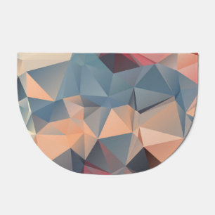 Polygonal Mosaic: Creative Geometrical Elegance. Doormat