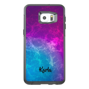 Polygonal Purple & Blue Modern Design 2 OtterBox Samsung Galaxy S6 Edge Plus Case