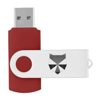 Polygonal Raccoon USB Flash Drive
