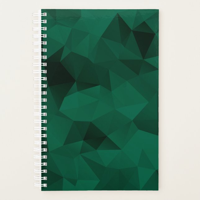 Polygonal triangles geometrical print planner (Front)