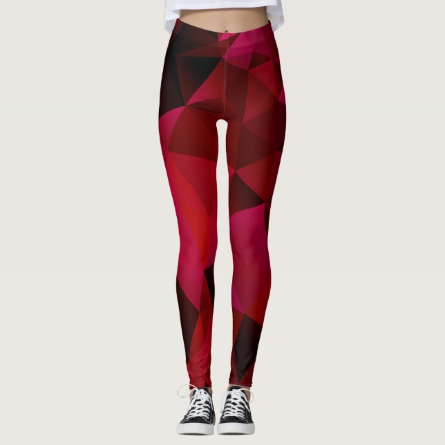 polygonal, triangles leggings (Front)
