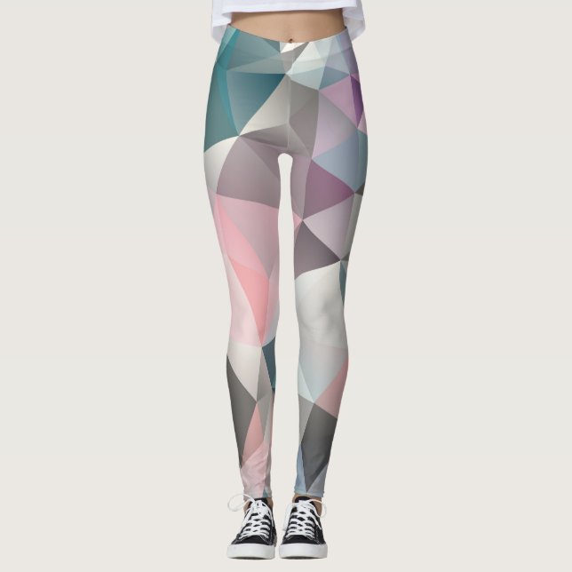polygonal, triangles leggings (Front)