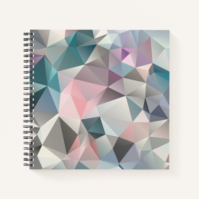 polygonal, triangles notebook (Front)