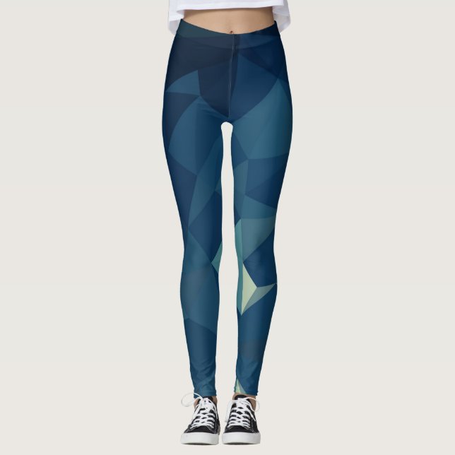 Polygone Love - Power Yoga Leggings (Front)