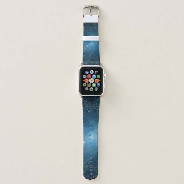 Polygons artificial intelligence apple watch band (Front)