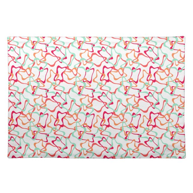 Polygons  cloth placemat (Front)