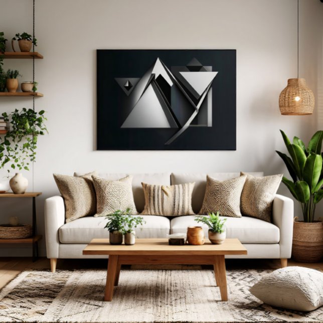 Polygons Precise Overlays Canvas Print (Creator Uploaded)