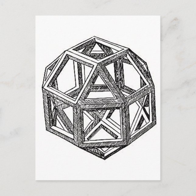 Polyhedra. Postcard (Front)