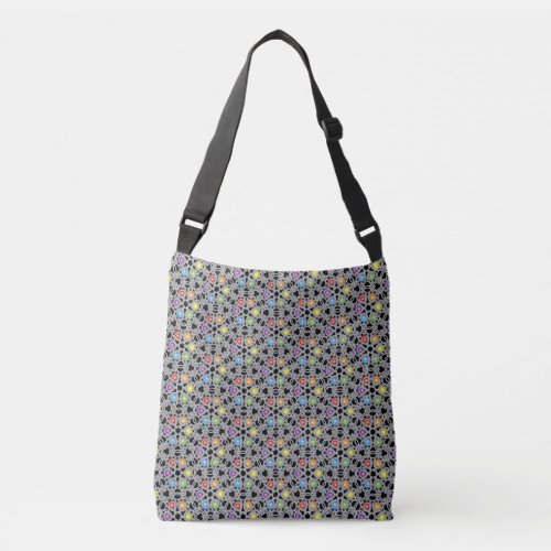 PolyHexaBloom Chainmaille Pattered Crossbody bag