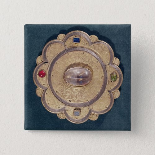 Polylobed reliquary 13th century button