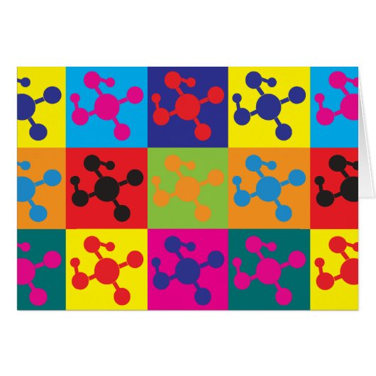 Polymer Chemistry Pop Art Cards (Front Horizontal)