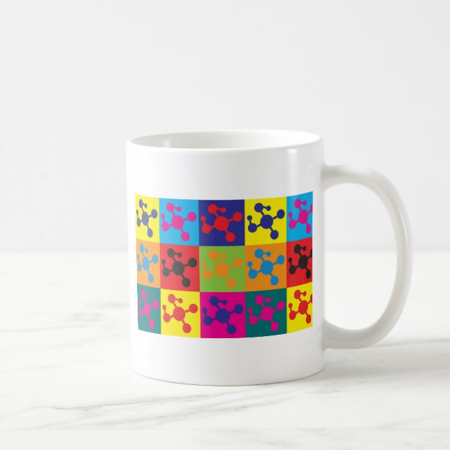 Polymer Chemistry Pop Art Coffee Mug (Right)