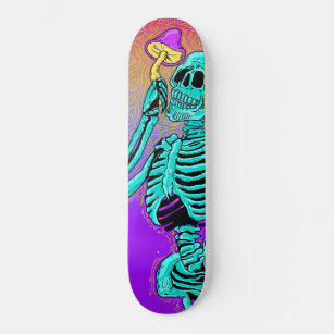 Polymorph Psychedelic Skeleton Skateboard