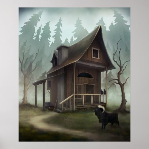 Polymorph Witches Hut Poster