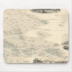 Polynesia Islands in the Pacific Ocean Mouse Pad
