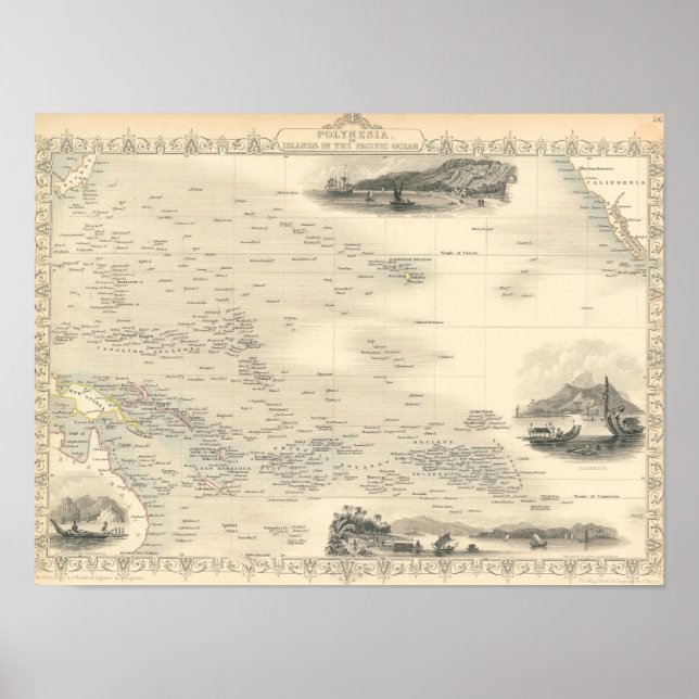Polynesia | Islands in the Pacific Ocean Poster (Front)