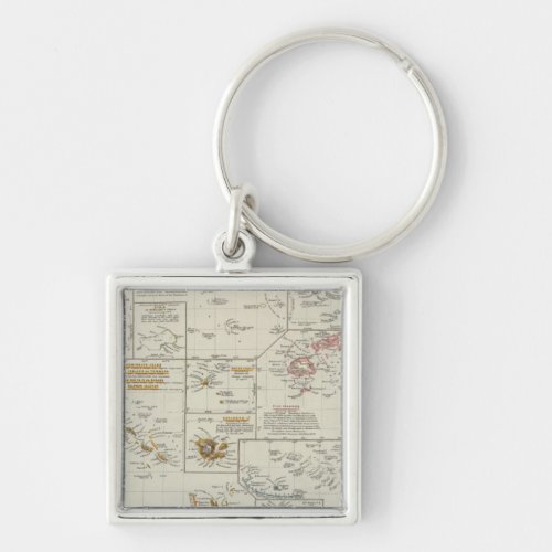 Polynesia Islands of the Pacific Keychain