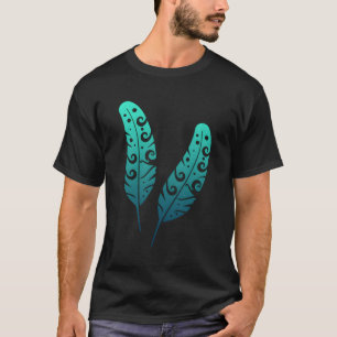 Polynesia Maori Feather Tribal Tattoo New Zealand T-Shirt