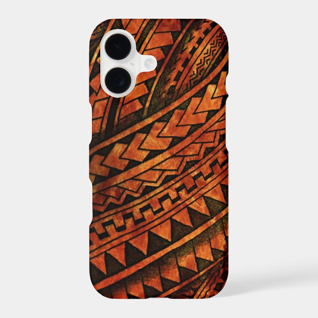 Polynesian Design Iphone Case (Back)