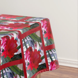 POLYNESIAN DRAGON CACTUS NIGHT BLOOM TABLECLOTH