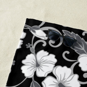 POLYNESIAN DREAM (BLACK) BEACH TOWEL
