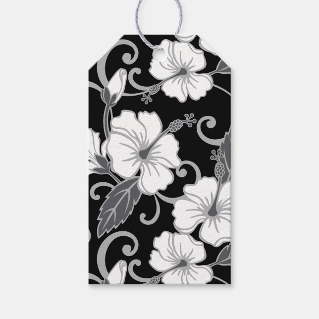POLYNESIAN DREAM (BLACK) GIFT TAGS (Front)